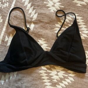 Old Navy black triangle bikini swim top